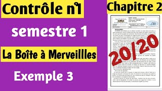 Contrôle de français n°1 1bac semestre 1 الفرض الأول في اللغة الفرنسية أولى باك الدورة الأولى [upl. by Crofton394]