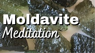 MOLDAVITE MEDITATION  Spiritual growth Reiki healing asmr [upl. by Ylellan]