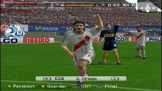 PES 6 River vs Boca  Apertura 2007 3DG [upl. by Virge]