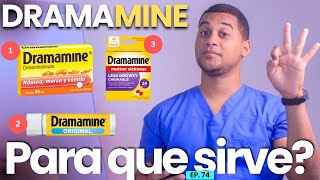 DRAMAMINE PARA QUE SIRVE  3 COSAS [upl. by Aihcela532]