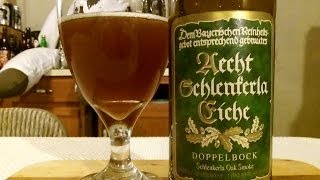 Aecht Schlenkerla Eiche Doppelbock ✇ 2011 Vintage ✇ DJs BrewTube Beer Review 445 [upl. by Odine]