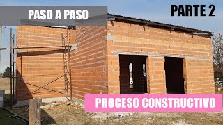 PARTE 2➡️ PROCESO CONSTRUCTIVO🏡ETAPA DE TECHADO🙌💪 [upl. by Aleekahs]