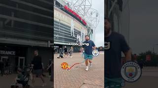 How Long to Run from Old Trafford to The Etihad 🏃🏻‍♂️💨 [upl. by Nolek]