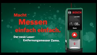 Bosch LaserEntfernungsmesser Zamo [upl. by Aikat]