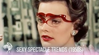 Sexy Spectacle Trends amp Glasses Fashions 1955  Vintage Fashions [upl. by Allard648]