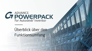 GRAITEC PowerPack für Autodesk Inventor  Überblick des Funktionsumfangs [upl. by Ymmor]