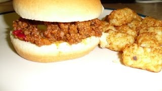 Homemade Sloppy Joes Easy [upl. by Marte598]