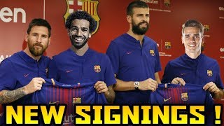 FC Barcelona TRANSFER Targets 2018 TOP 10 Transfer News ft Salah Martial Griezmann [upl. by Aninad652]