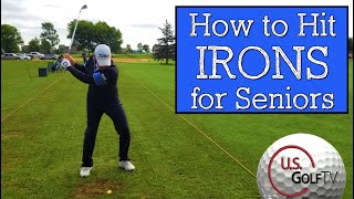 How to Hit Irons for Seniors with the Vertical Line Swing [upl. by Asilegna]