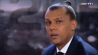 Stromae chante au JT 20h de TF1 [upl. by Rehttam]