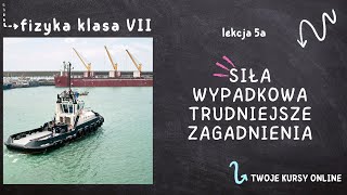 Fizyka klasa 7 Lekcja 5a  Siła wypadkowa  trudniejsze zagadnienia [upl. by Atnohs]