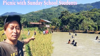 PICNIC WITH SUNDAY SCHOOL STUDENTS JUNIOR TUENSANG NAGALAND 2023 [upl. by Ayekan]