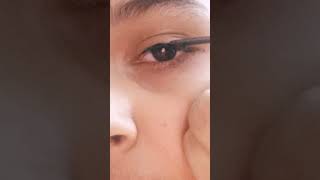 How I wear my eye liner 👀trendingon youtubeshorts [upl. by Kcolttam491]