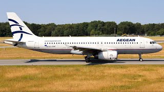 Arrival Aegean Airlines in Mykonos [upl. by Reed]