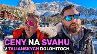 KOĽKO STOJÍ JEDLO NA SVAHU V TALIANSKYCH DOLOMITOCH [upl. by Aihsenrad705]