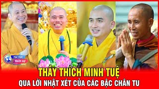 Thượng tọa Thích Chân Quang Thích Nhuận Đức Thích Minh Thiền nói gì về thầy Thích Minh Tuệ [upl. by Cleavland]