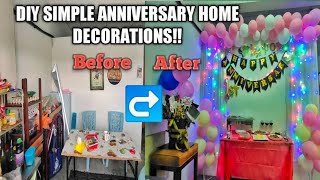 DIY ANNIVERSARY DECORATION IDEAS [upl. by Jehiel]