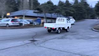 1992 Nissan Vanette truck 4x4 MT5 20L only 21107 miles AC PS JDM [upl. by Ydissac]