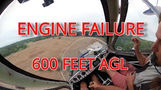 CATASTROPHIC ENGINE FAILURE  Raw footage  landing in a corn field [upl. by Jeggar]