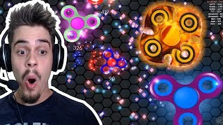 Superspinio  BATALHA DE FIDGET SPINNER Slitherio  Spinzio ‹ AbooT › [upl. by Letsirc]