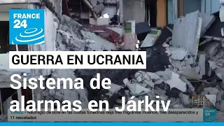 Ucrania las sirenas antiaéreas de Járkiv salvan vidas cada día en medio de la guerra [upl. by Enitsua]