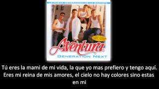 Aventura  La novelita lyric  letra [upl. by Fonzie611]