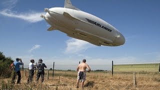 O Primeiro Voo da maior Aeronave do Mundo  Airlander 10 [upl. by Attenaj]