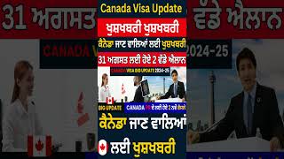 Canada Visa  Canada PR  Canada Visa update 2024 [upl. by Nyhagen]