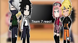 Team 7 react to themselvesNaruto shippudena little angstno ships [upl. by Nylissej674]