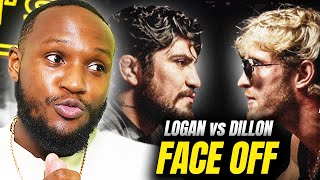 Viddal Riley Reacts Logan Paul vs Dillon Danis Face Off [upl. by Trainor]