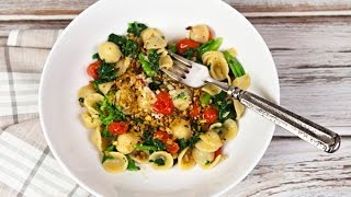 Orecchiette With Broccoli Rabe Tomatoes [upl. by Jaquelyn]