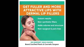 DERMAL LIP FILLER TREATMENT drharpreetbakshi beautymachine [upl. by Lladnik502]