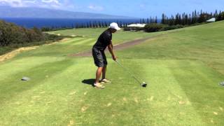 18th Hole at Kapalua Golf  The Plantation Course [upl. by Storfer]