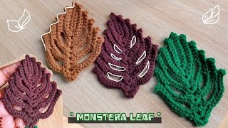 Crochet Monstera leaf [upl. by Zita]