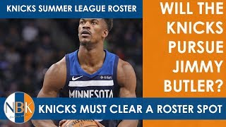 Should the Knicks Pursue Jimmy Butler How will Knicks clear a roster spot [upl. by Neda]