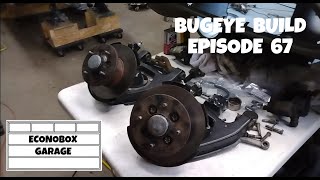 How to rebuild the Sprites front hubs and select the correct steering arms Bugeye Build Episode 67 [upl. by Hayn]