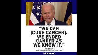 Biden says we ended cancer as we know it during WH speech on mental health [upl. by Volotta]