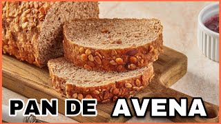 Pan de avena sólo 4 ingredientes ¡SIN HORNO  Cocina Vegan Fácil [upl. by Ambros]