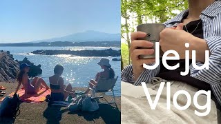 Jeju Vlog 7년차 제주 도민이 여름에 노는법 바다 수영 붉은오름 자연휴양림 토마토 솥밥 딜라잇풀 [upl. by Yrannav807]