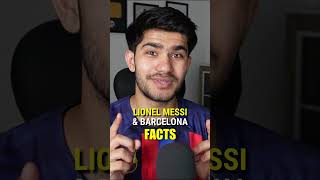 Messis UNBELIEVABLE FACTS at Barcelona shorts [upl. by Llertnod858]