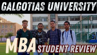 Galgotias University MBA Review  Is Galgotias University Good For MBA  Fee  Placement [upl. by Purpura]