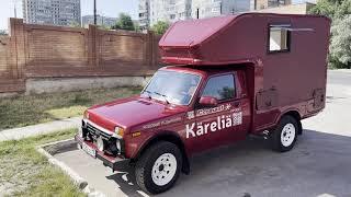 Camper Niva Lada 4x4 [upl. by Lletnuahs954]