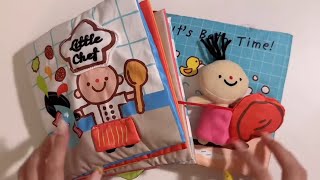 💸toy asmr💸 25 minutes Fabric book📚ASMR 헝겊책 [upl. by Jesselyn]