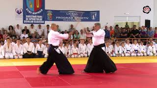 Wilko Vriesman Shihan 6 Dan Aikido demonstration Romania 2017 [upl. by Llerrot]