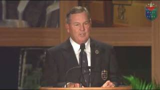 Lanny Wadkins 2009 Induction World Golf Hall of Fame [upl. by Roel639]