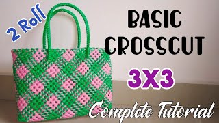 Wire Koodai  Full Tutorial  2 Roll  Crosscut 3x3 Basic Lunch Koodai Beginners [upl. by Nicoline]