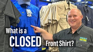 Bisley Workwear Closed Front or Half Button Shirts SafetyQuip Australia [upl. by Dulci]