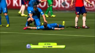 COSTA RICA  GREECE  2014 FIFA World Cup All Goals Highlights HD [upl. by Repotsirhc]