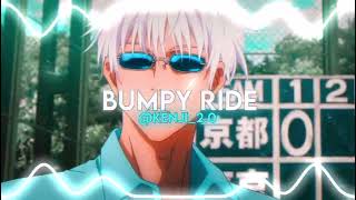 Bumpy Ride  Mohombi Audio Edit [upl. by Atsok]