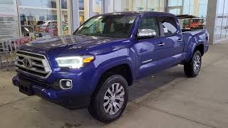 2023 Toyota Tacoma Limited 4x4 in Blue Crush Metallic [upl. by Janaye]